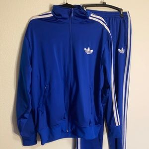 Blue Adidas Track Suit